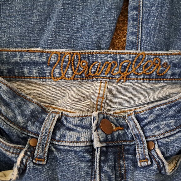 Wrangler Retro High Rise Flare /Bell Bottom Denim Jeans - Picture 7 of 11